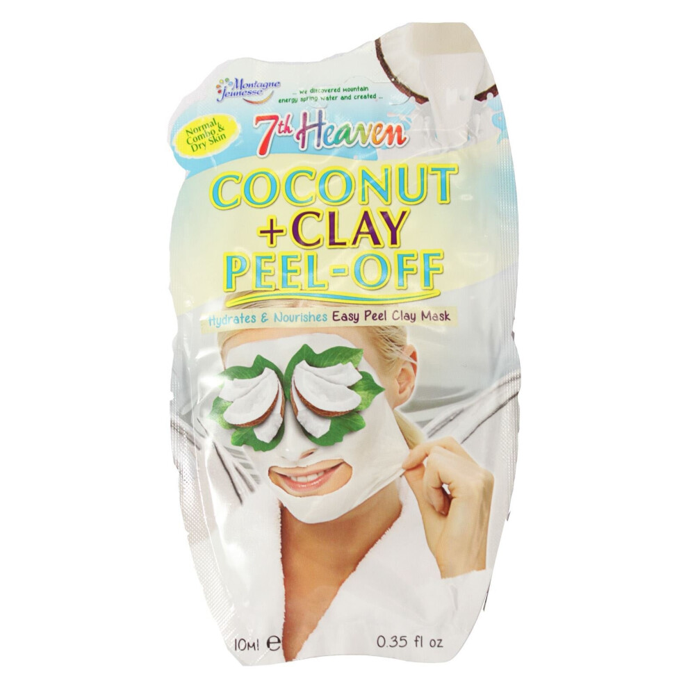 7th Heaven Coconut & Clay Peel Off Face Mask
