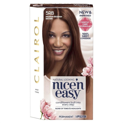 Clairol Clairol Natural Looking Nice'n Easy - 5RB Μεσαίο κοκκινωπό καφέ