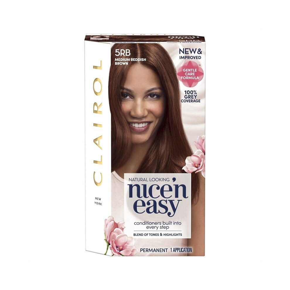 Clairol Natural Looking Nice'n Easy - 5Rb Medium Reddish Brown
