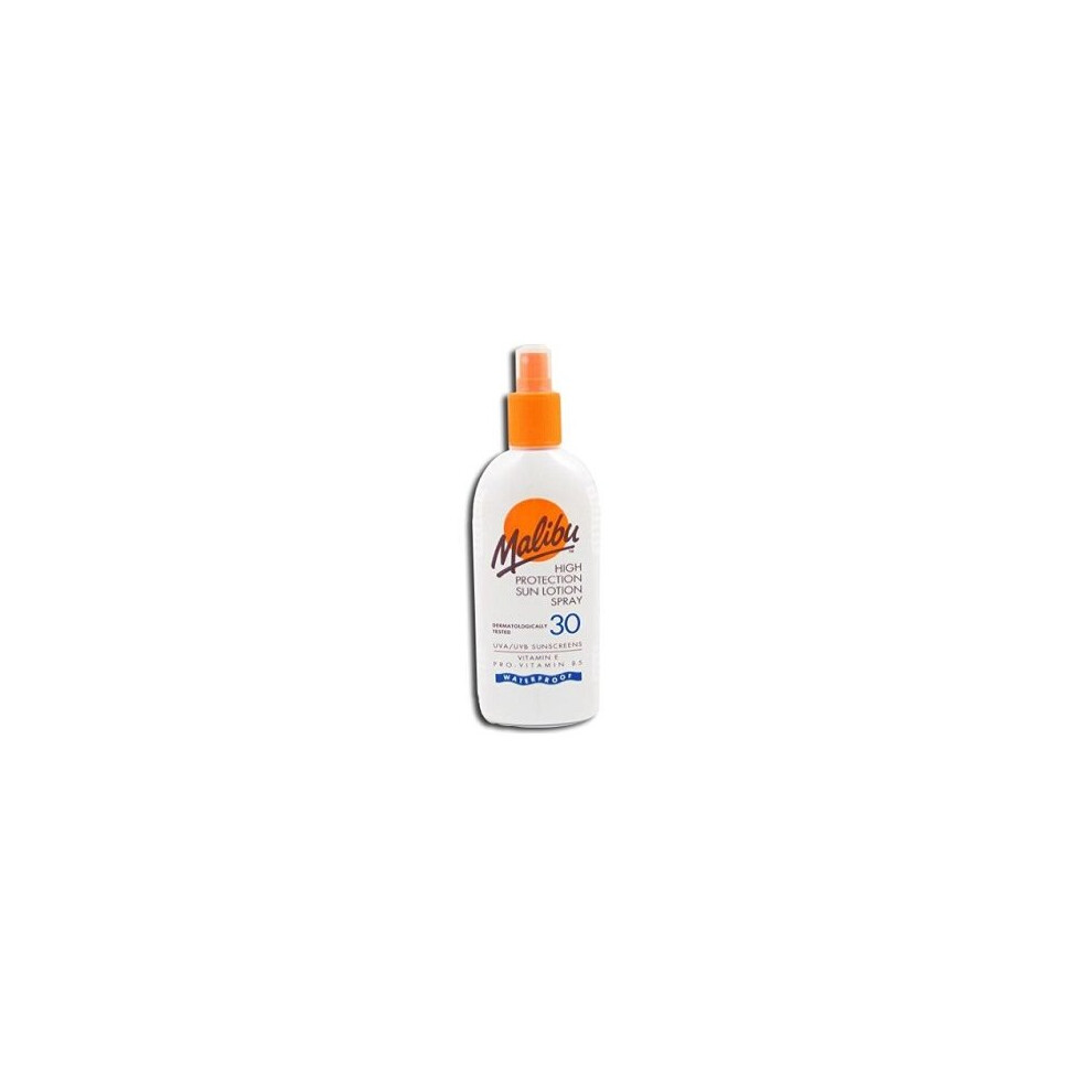 Malibu High Protection Sun Lotion Spray SPF30 UVA UVB Sunscreen 200ml