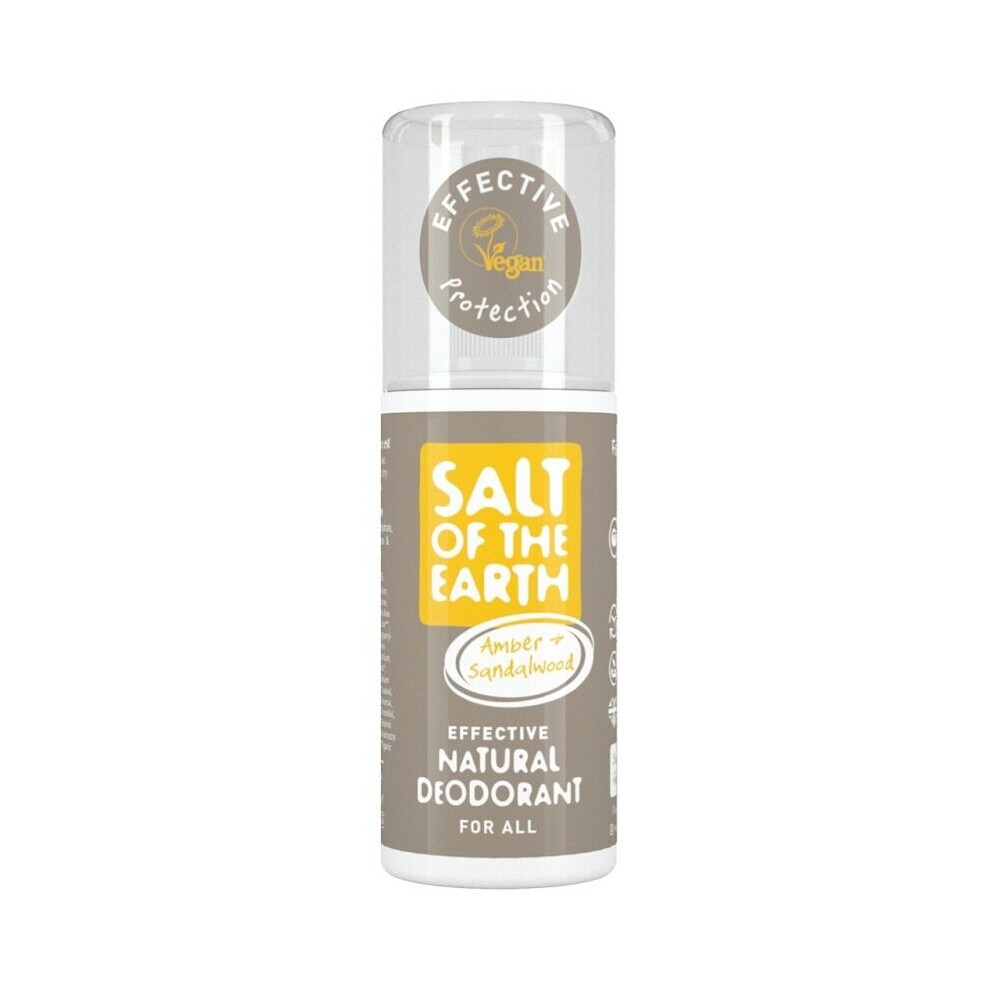 Salt Of The Earth Amber & Sandalwood Natural Deodorant Spray 100Ml