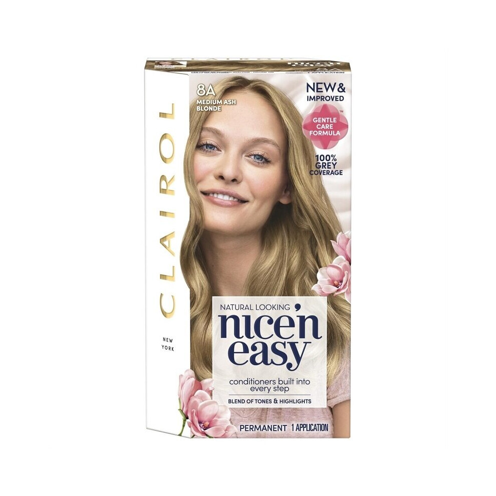 Clairol Natural Looking Nice 'n Easy - 8A Blond moyen cendré