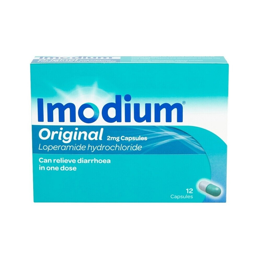 Imodium Original 2mg Capsules 12 Capsules