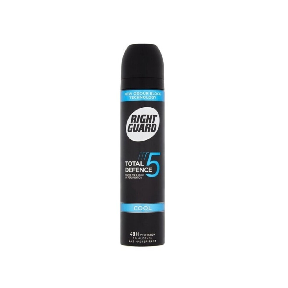 Right Guard Total Defence 5 - Cool Anti-Perspirant - 250Ml