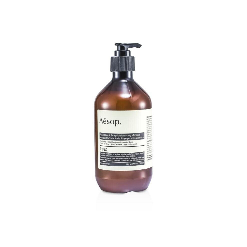Aesop Rose Hair & Scalp Moisturising Masque (For All Hair Types) - 500Ml-17.64Oz