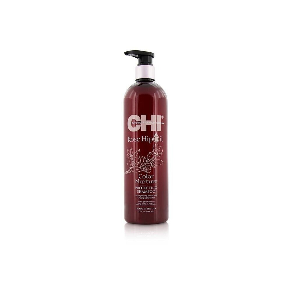 Chi Rose Hip Oil Color Nurture Protecting Shampoo - 739Ml-25Oz