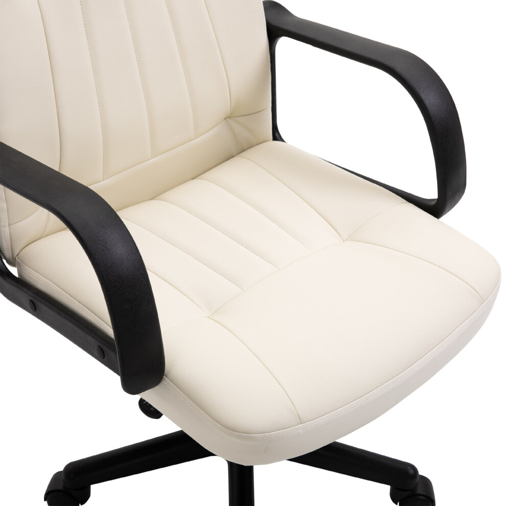 Homcom pu store leather office chair