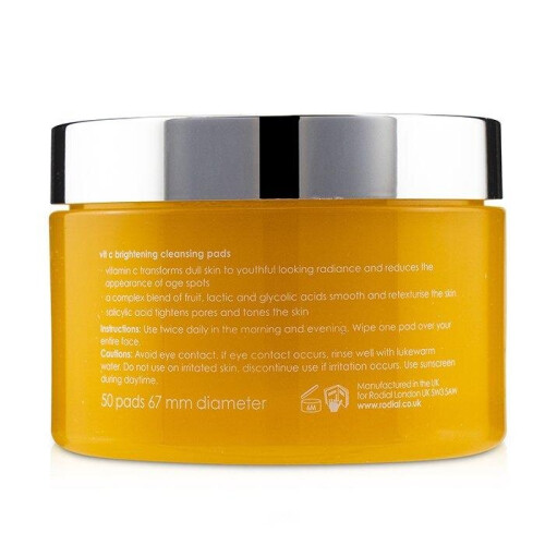Rodial Vit C Brightening Cleansing Pads - 50pads 2
