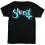 Ghost (X-Large) Ghost 'Blue/Grey Keyline Logo' (Black) T-Shirt 1