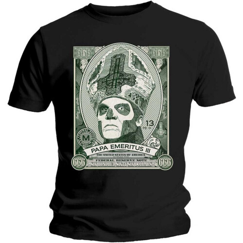 Ghost (Small) Ghost 'Papa Cash' (Black) T-Shirt