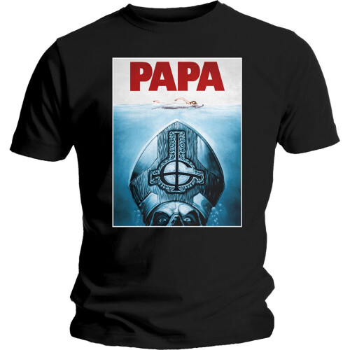 Ghost (Small) Ghost 'Papa Jaws' (Black) T-Shirt