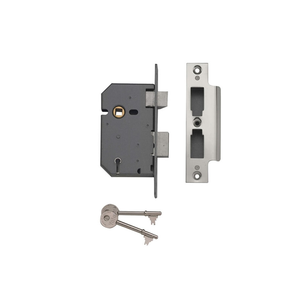 Yale Pm550 5 Lever Mortice Sashlock 79Mm Satin Chrome