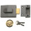 Yale Yale 82 Deadbolt Nightlatch Grey Case Brass Cylinder 1