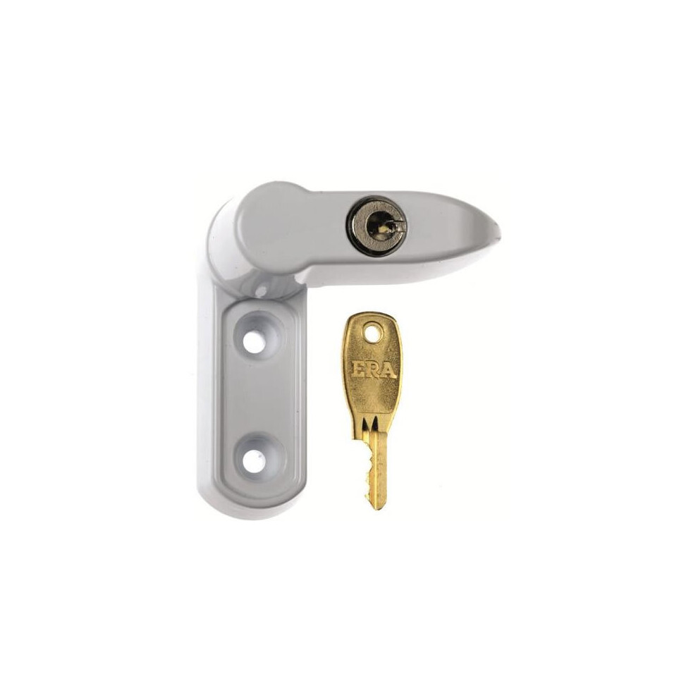 Era Locks White Era 832 Locking Snap Lock Sash Jammer