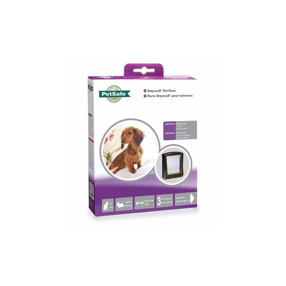 Staywell 700 Series Medium Cat Flap Brown