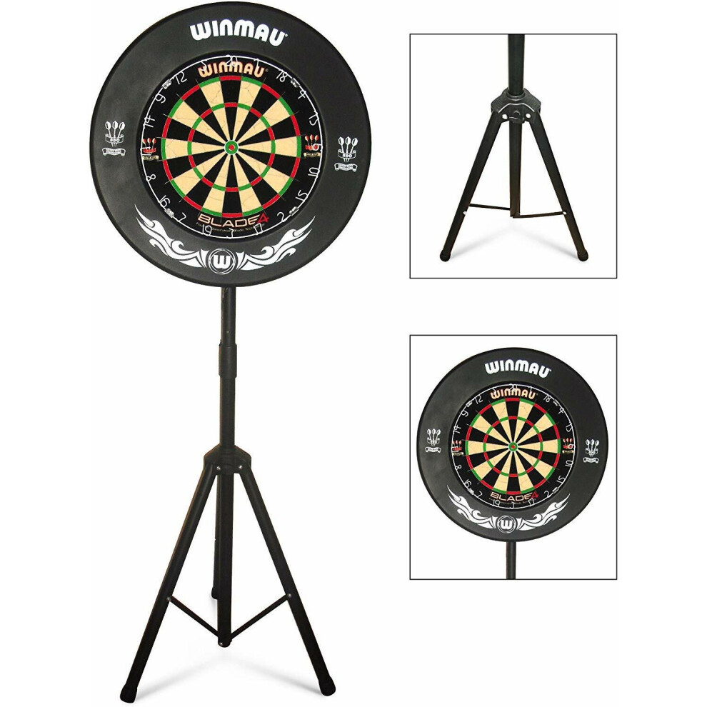 Darts Caddy, Portable Dartboard Stand for the Serious Darts Players - STAND ONLY