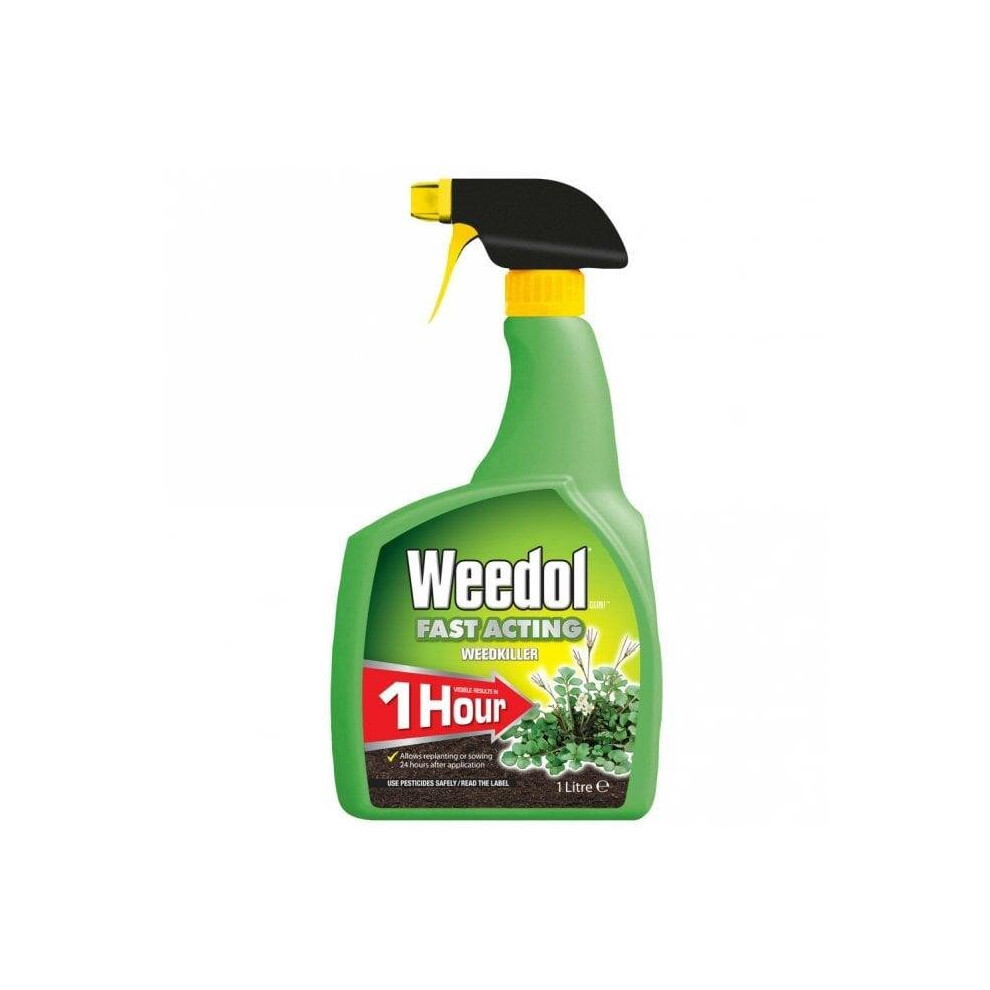 EGC Weedol Fast Acting Weedkiller 1L Gun