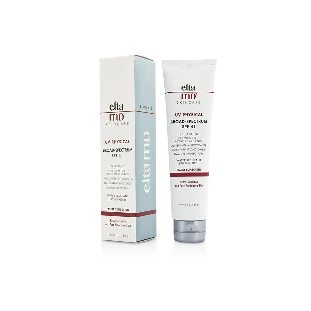 UV Physical Water-Resistant Facial Sunscreen SPF 41 - For Extra-Sensitive & Post-Procedure Skin - 85g-3oz