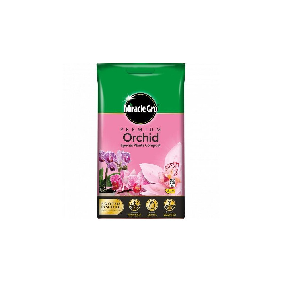 Miracle Gro Premium Orchid Potting Compost With Vital Minerals 6L Bag