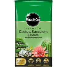 Miracle Gro Premium Cactus Succulent Bonsai Compost With Vital Minerals 6L Bag