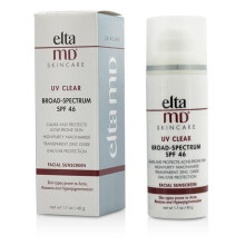 UV Clear Facial Sunscreen SPF 46 - For Skin Types Prone To Acne, Rosacea & Hyperpigmentation - 48g-1.7oz