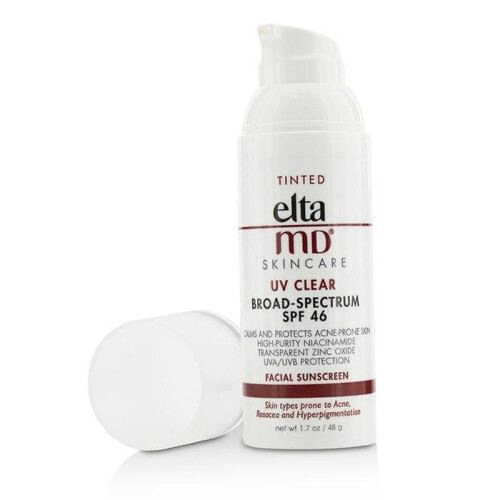 EltaMD UV Clear Facial Sunscreen SPF 46 - For Skin Types Prone To Acne, Rosacea & Hyperpigmentation - Tinted - 48g-1.7oz 1