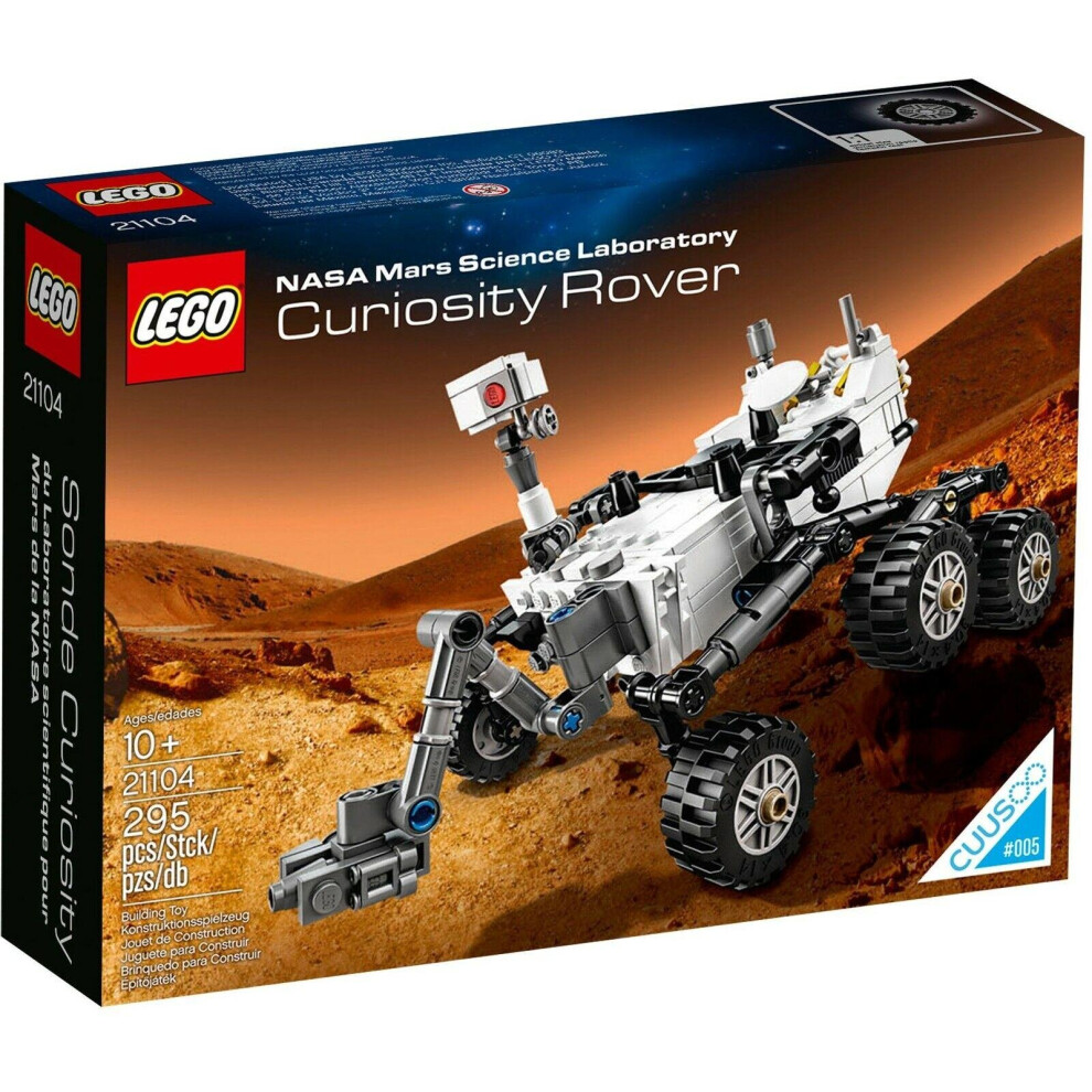 New Lego Ideas Nasa Mars Science Laboratory Curiosity Rover - Brand 21104