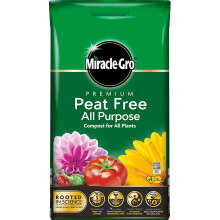 Miracle-Gro Premium All Purpose Peat Free Compost With Vital Minerals 10L Bag