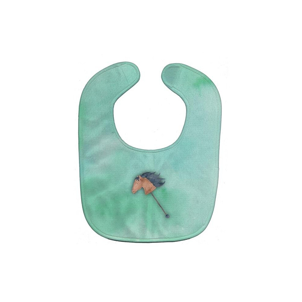 Stick Horse Watercolor Baby Bib Stationx