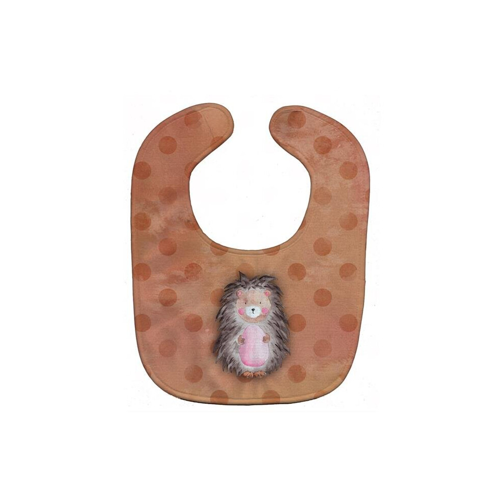 Polkadot Hedgehog Watercolor Baby Bib Stationx