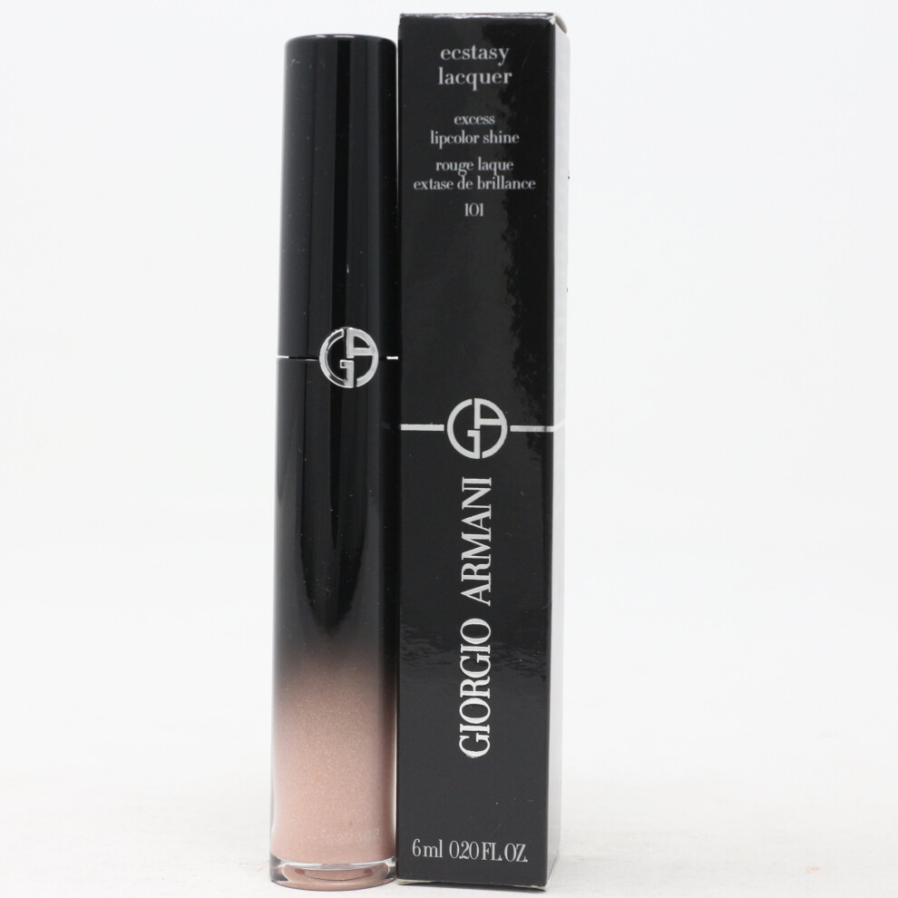 (101 Luce) Giorgio Armani Ecstasy Lacquer Lip Gloss  0.20oz/6ml New With Box