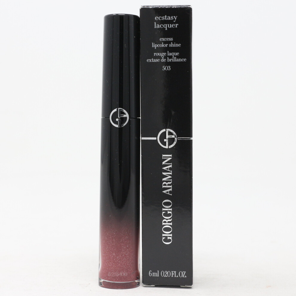 (503 Fatale) Giorgio Armani Ecstasy Lacquer Lip Gloss  0.20oz/6ml New With Box