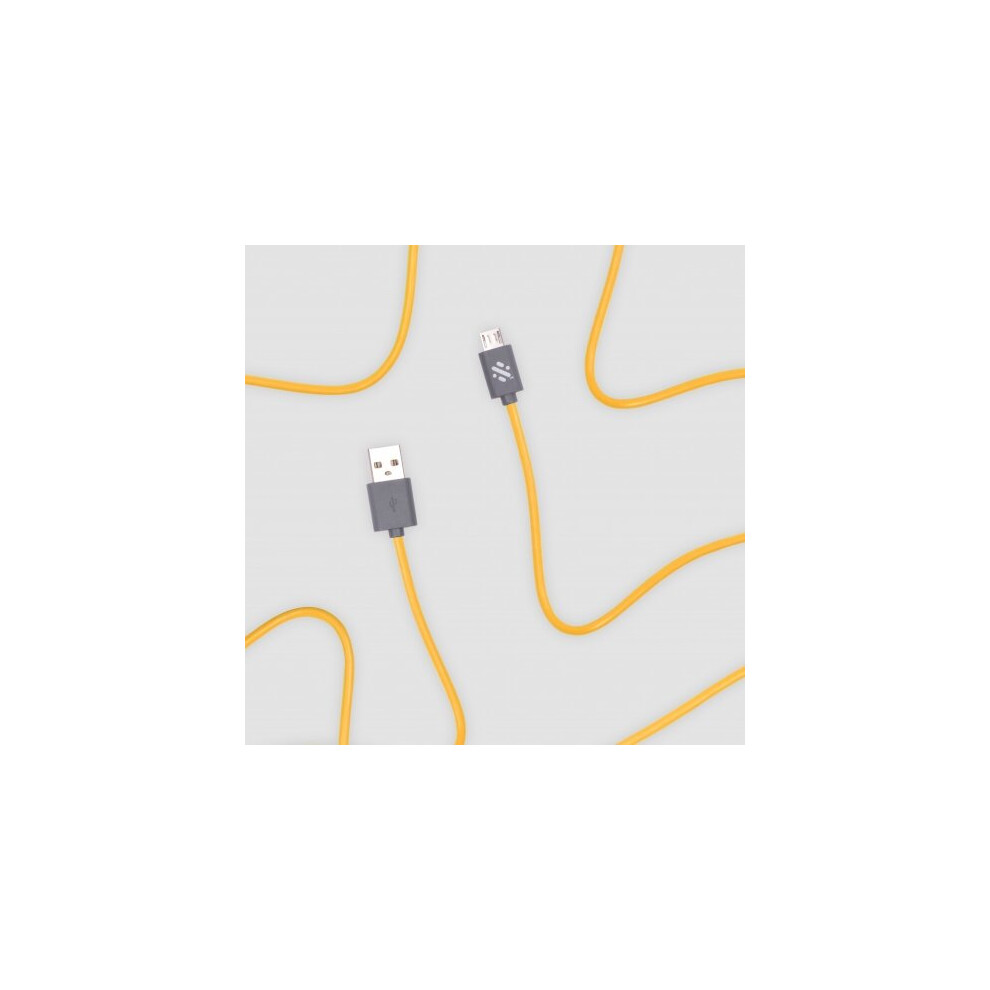 Link - Micro Charge & Sync Cable 1M - Yellow 5060491779439
