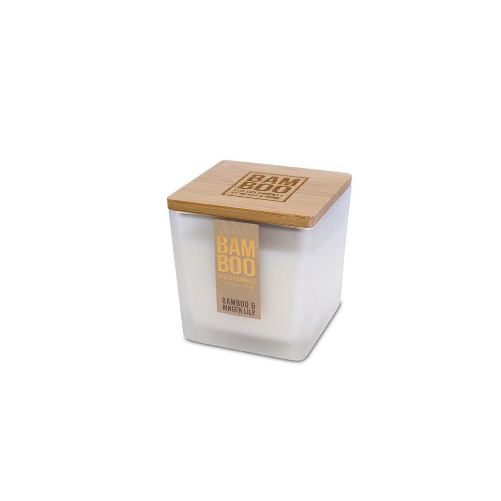 (Large 210g) Heart & Home Bamboo Jar - Bamboo & Ginger Lily