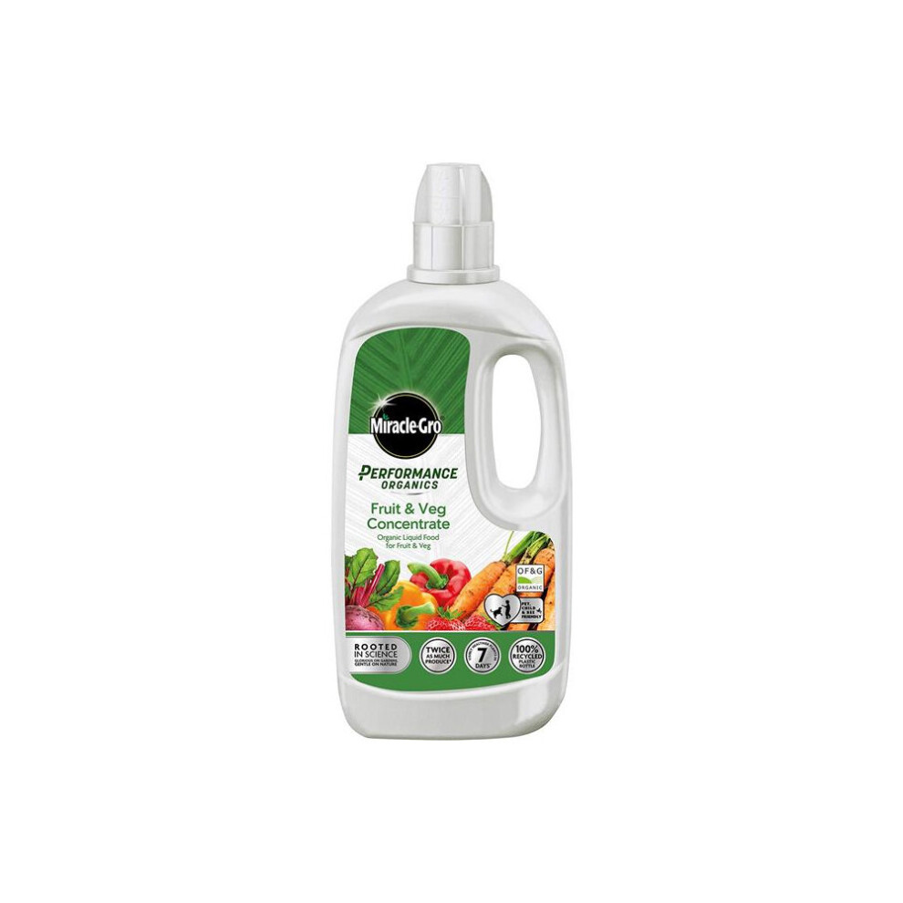 Miracle-Gro Performance Organics Fruit & Veg Concentrate 1Ltr