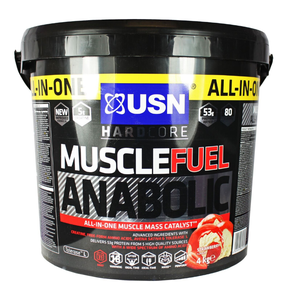 USN Muscle Fuel Anabolic V2 4kg, Strawberry