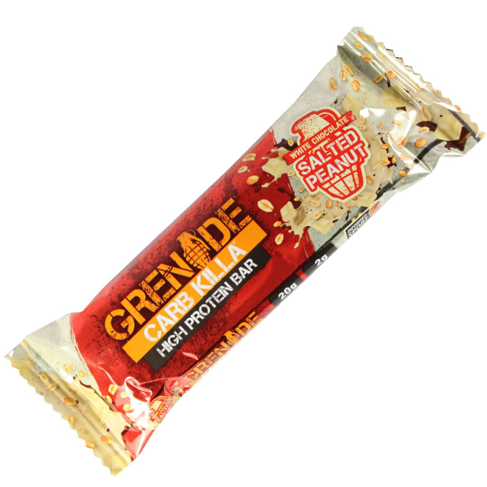 Grenade Carb Killa White Chocolate Salted Peanut Individual Bar