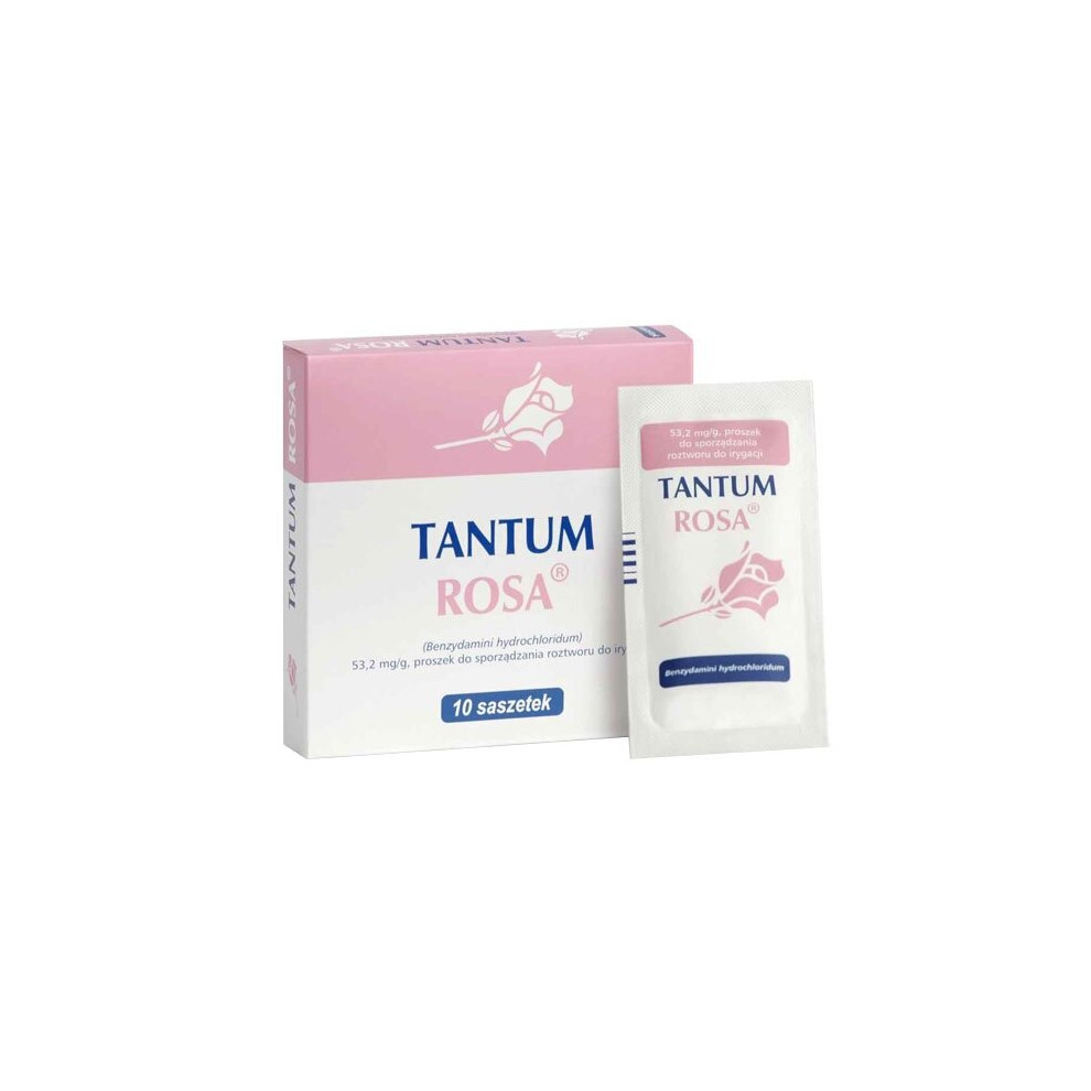 Tantum Rosa 10 Saszetek 10 Sachets Vagina Vulva Inflammation SAME DAY