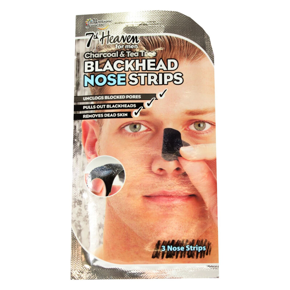 7Th Heaven Charcoal & Tea Tree Blackhead Nose Strips