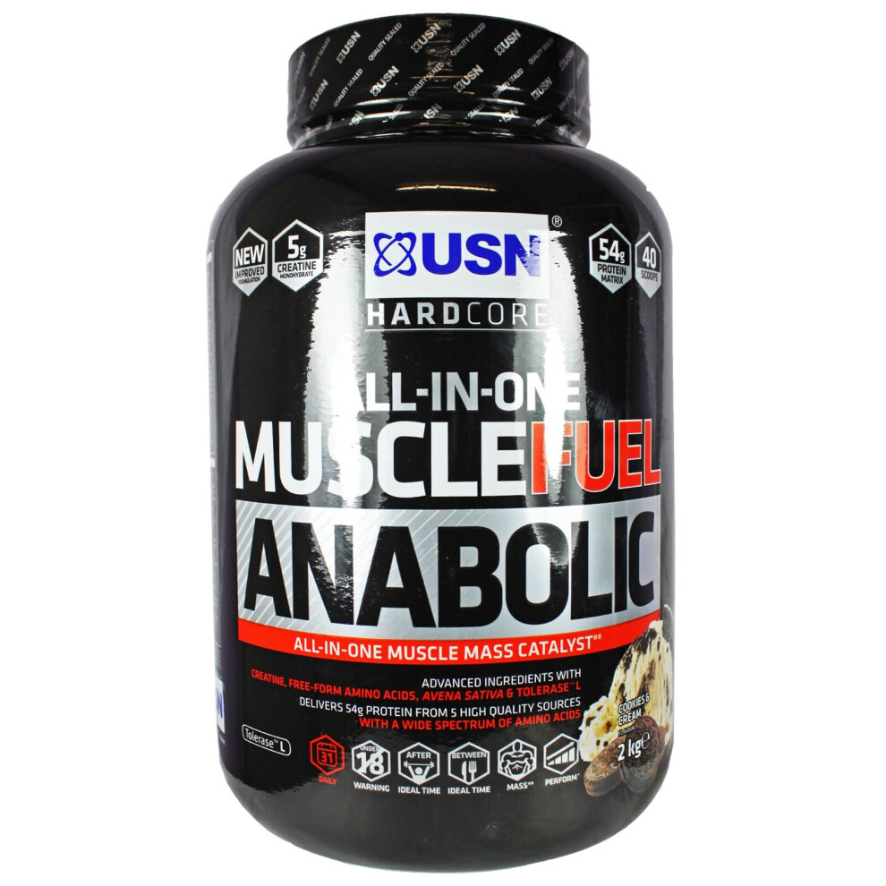 USN Muscle Fuel Anabolic 2kg Cookies & Cream