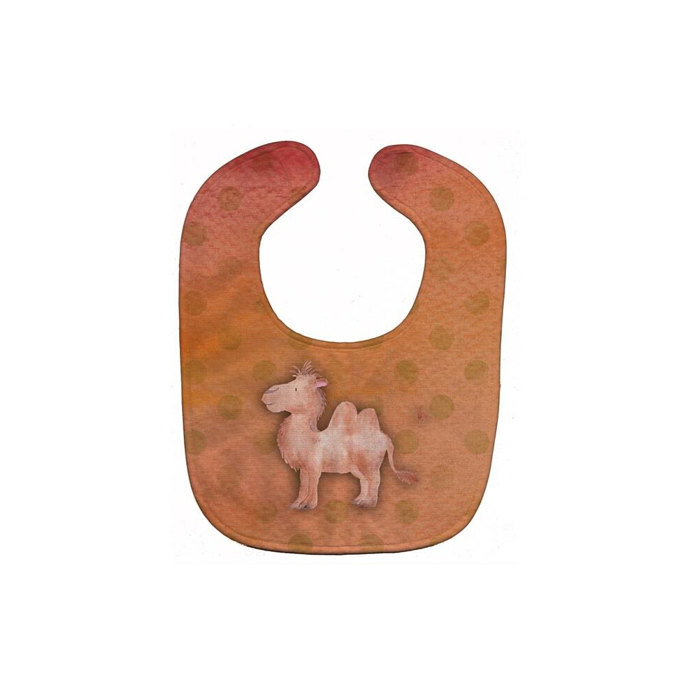 Polkadot Camel Watercolor Baby Bib Stationx