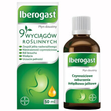 IBEROGAST 50ml STOMACH PAIN HEARTBURN BLOATING CRAMPING GAS SAME DAY