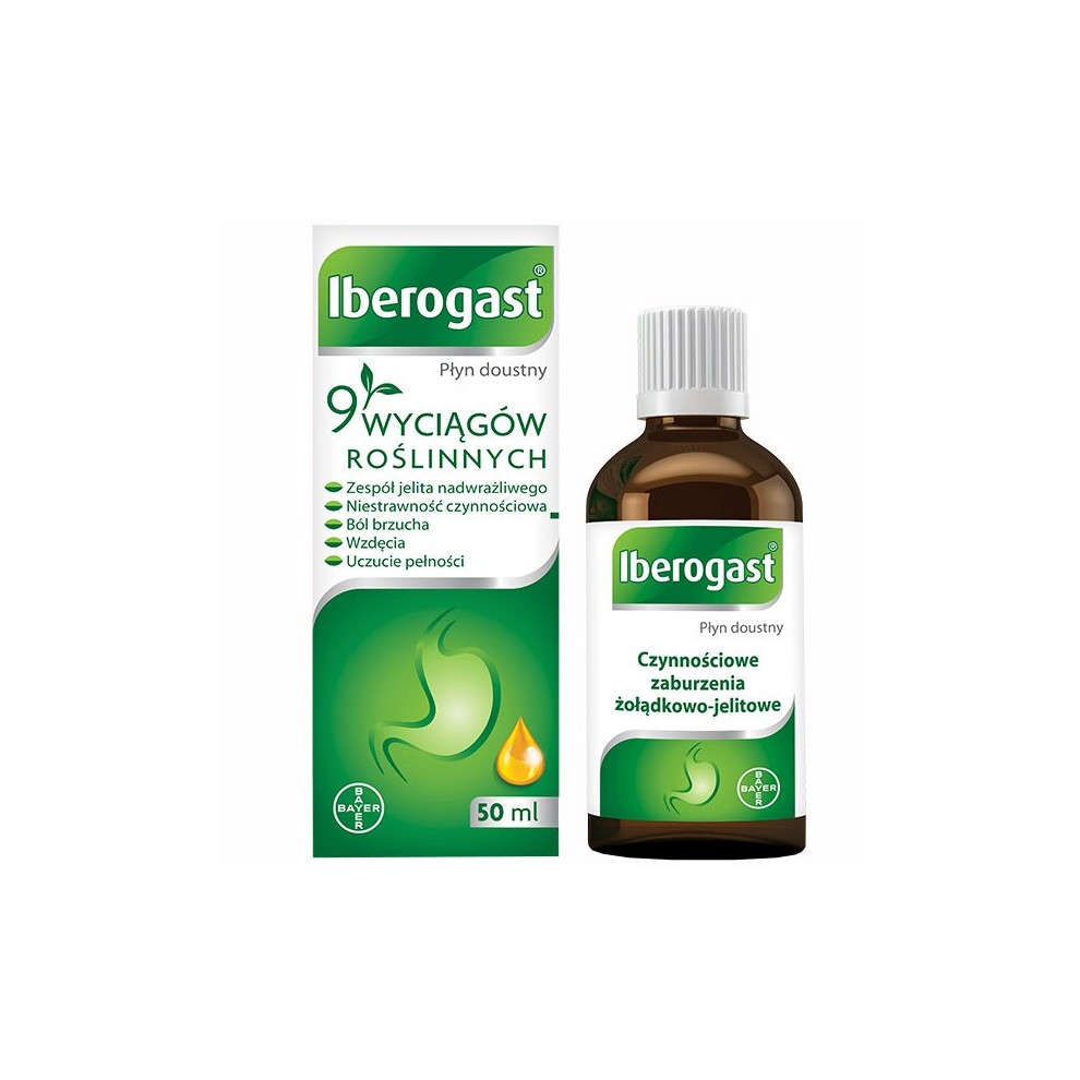 IBEROGAST 50ml STOMACH PAIN HEARTBURN BLOATING CRAMPING GAS SAME DAY