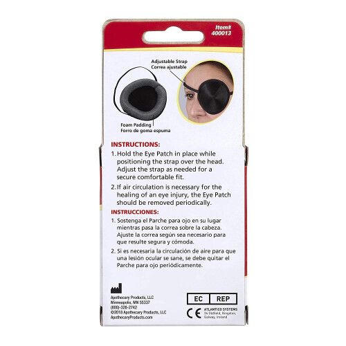 Acu-life Eye Patch, Black | Protects and Blocks Light | Adjustable for Kids and Adults 1