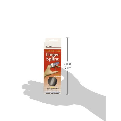 AcuLife Finger Splints - Pack of 3 Splints 2