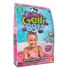 Zimpli Kids Glitter Gelli Baff Pink 1 bagno o 6 usi di gioco dalla sostanza appiccicosa colorata Regalo di compleanno perfetto per ragazzi e raga