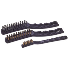 Laser Tools Small Steel / Brass Wire Brush Cleaning Set (3 Piece)