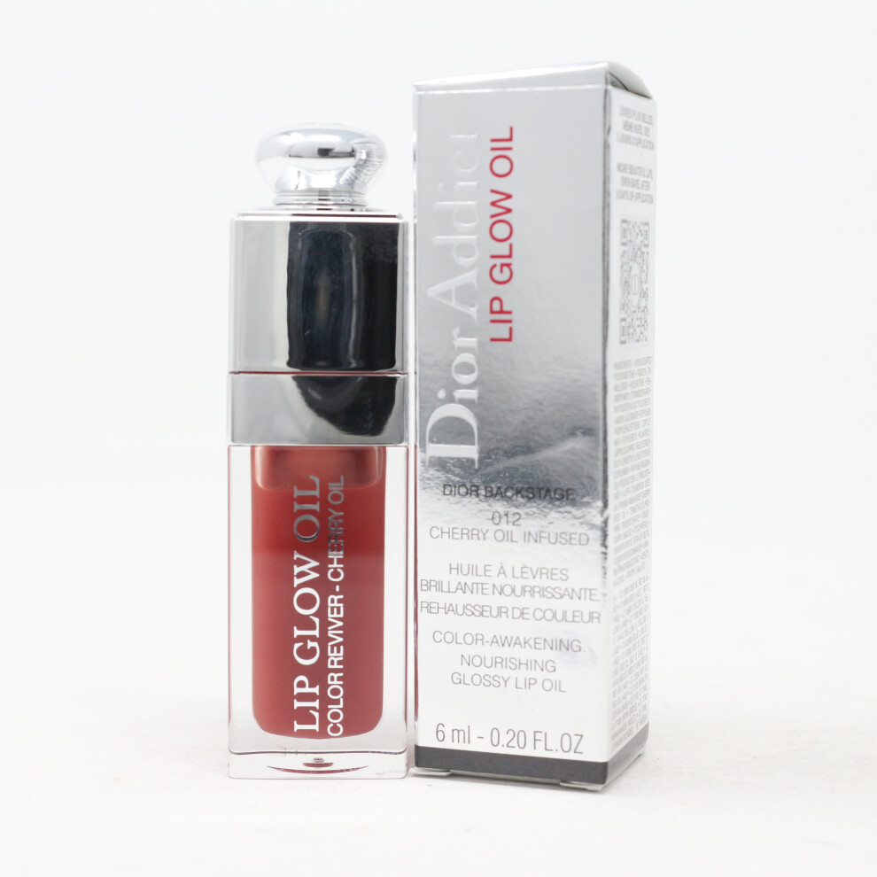 (12 Rosewood) Dior Addict Lip Glow Oil  0.2oz/6ml New With Box