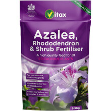 Vitax Azalee, Rhododendron- und Sträucher-Düngemittel für säureliebende Pflanzen 0,9 kg
