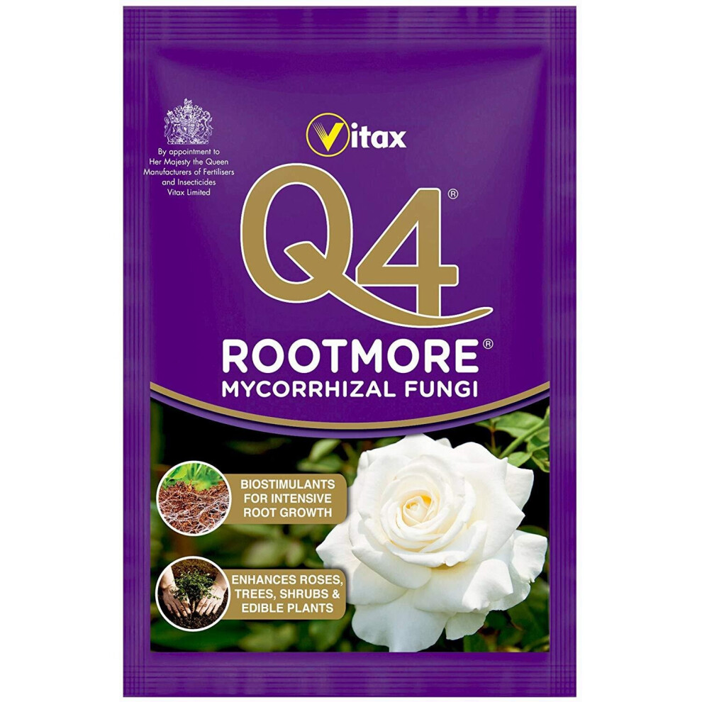 Vitax Q4 Rootmore Mycorrhizal Fungi Root Growth Roses Trees Shrubs 60G